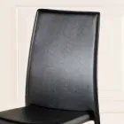 September 4 modern chairs Joy imitation leather, entirely covered Viadurini