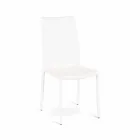 September 4 modern chairs Joy imitation leather, entirely covered Viadurini