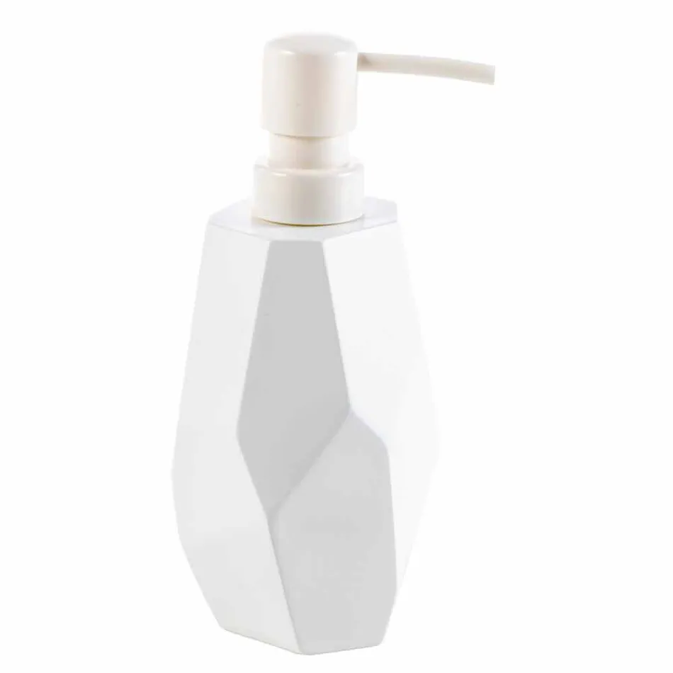 Design bathroom accessory set in Rivalba wood and resin Viadurini