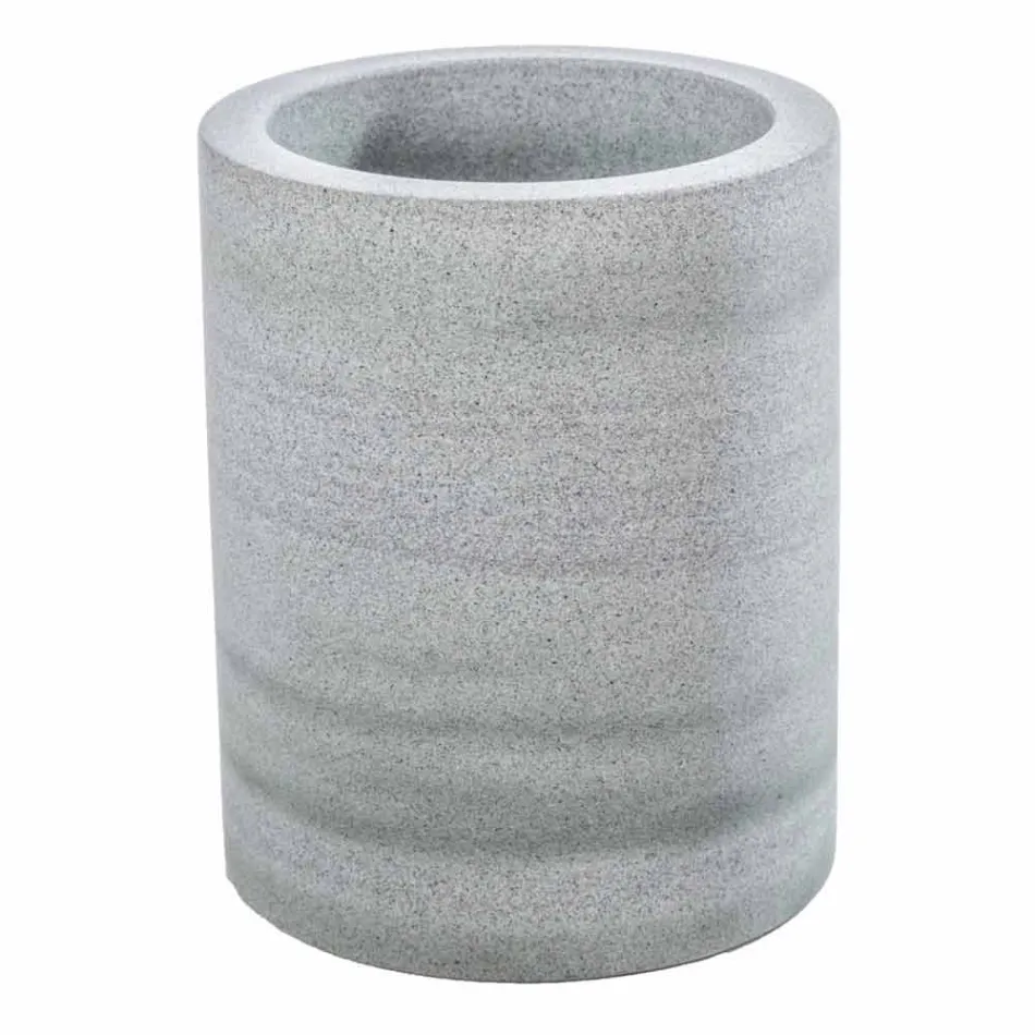 Modern bathroom accessories set in Montale gray stone Viadurini