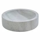 Modern bathroom accessories set in Montale gray stone Viadurini