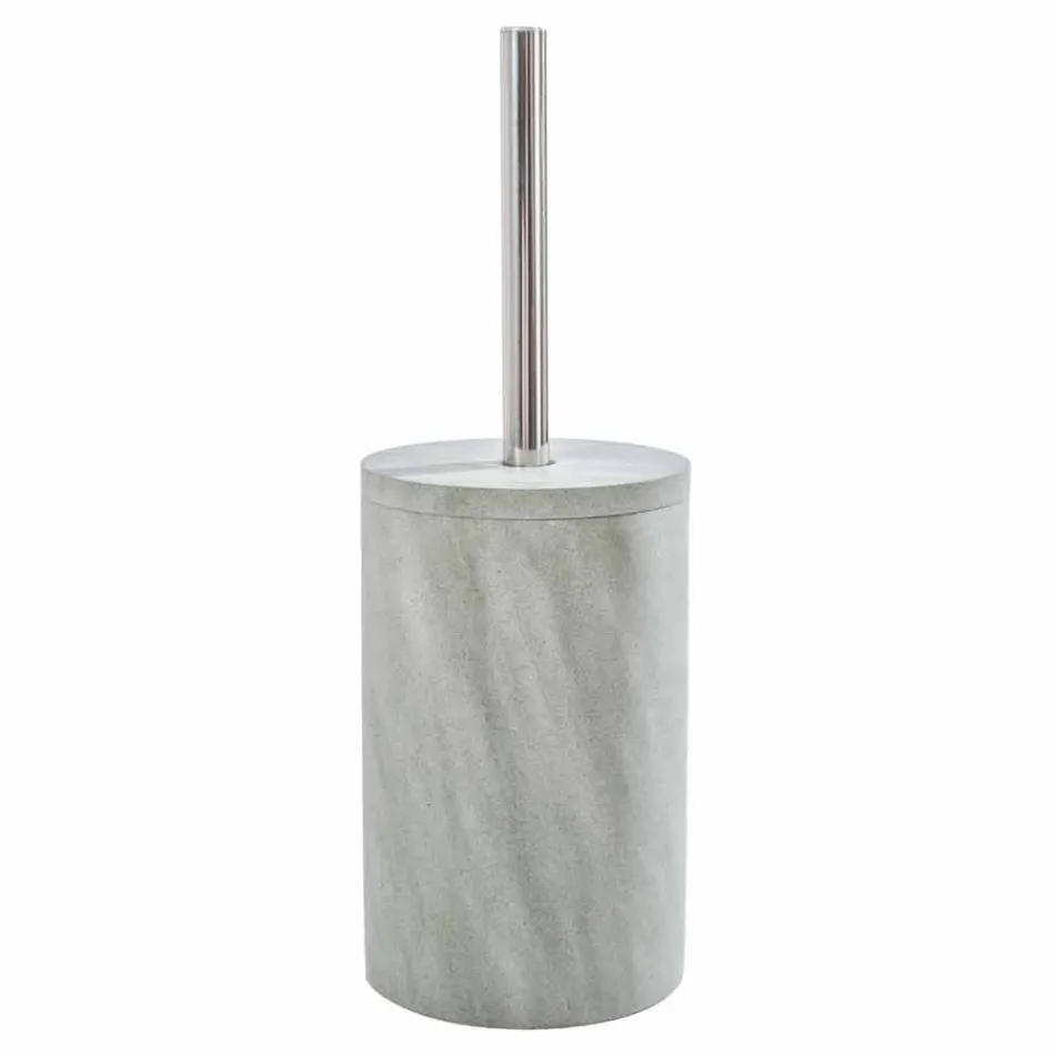 Modern bathroom accessories set in Montale gray stone Viadurini