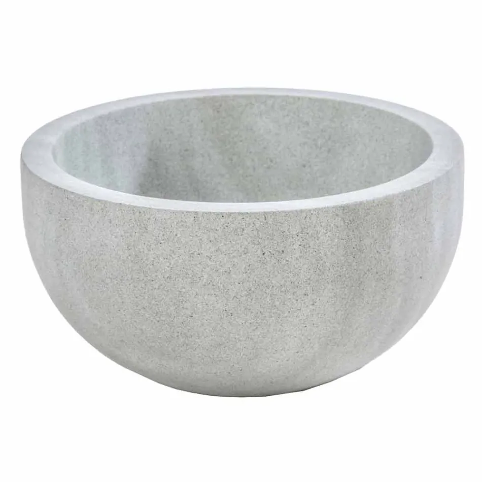 Modern bathroom accessories set in Montale gray stone Viadurini