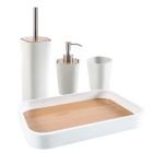 Modern bathroom accessories set made with ceramic Carsoli Viadurini