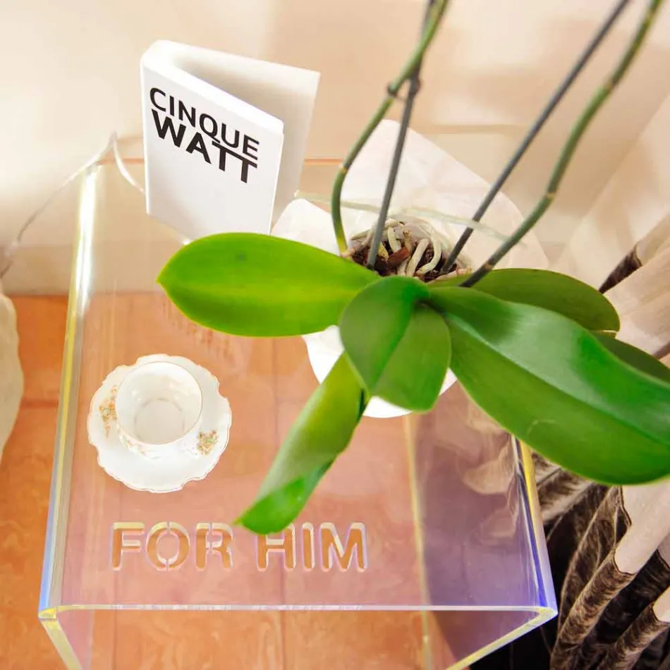 Modern Design Bedside Sets in Methacrylate Made in Italy - Leielui Viadurini