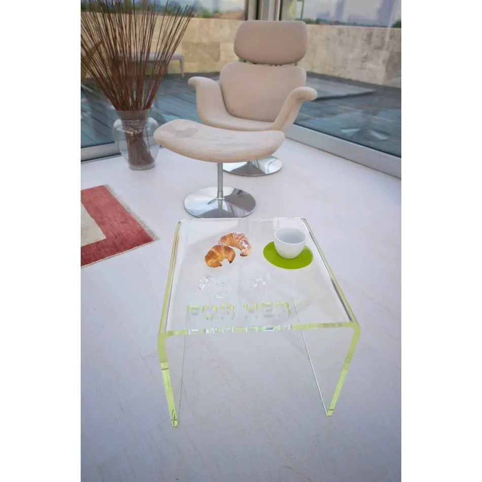 Modern Design Bedside Sets in Methacrylate Made in Italy - Leielui Viadurini