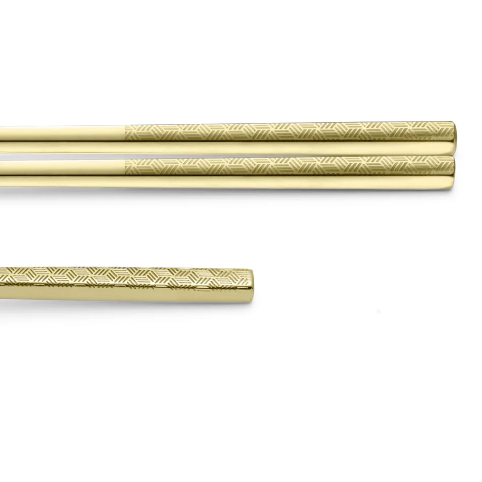 Set Consisting of Fruit Spoon, Chopsticks and Cutlery Rest with Origami - Osaka Viadurini