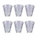 Set of 12 Water Glasses 280 ml in Crafted Glass - Cup
