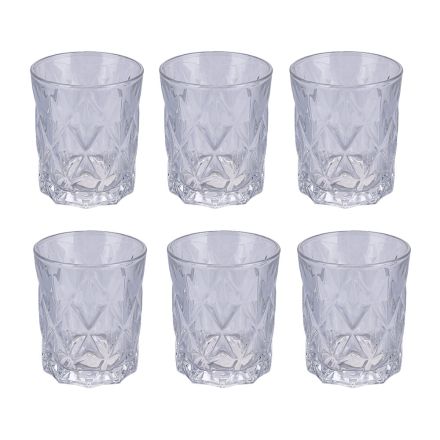 Set of 12 Water Glasses 300 ml in Crafted Glass - Cup Viadurini
