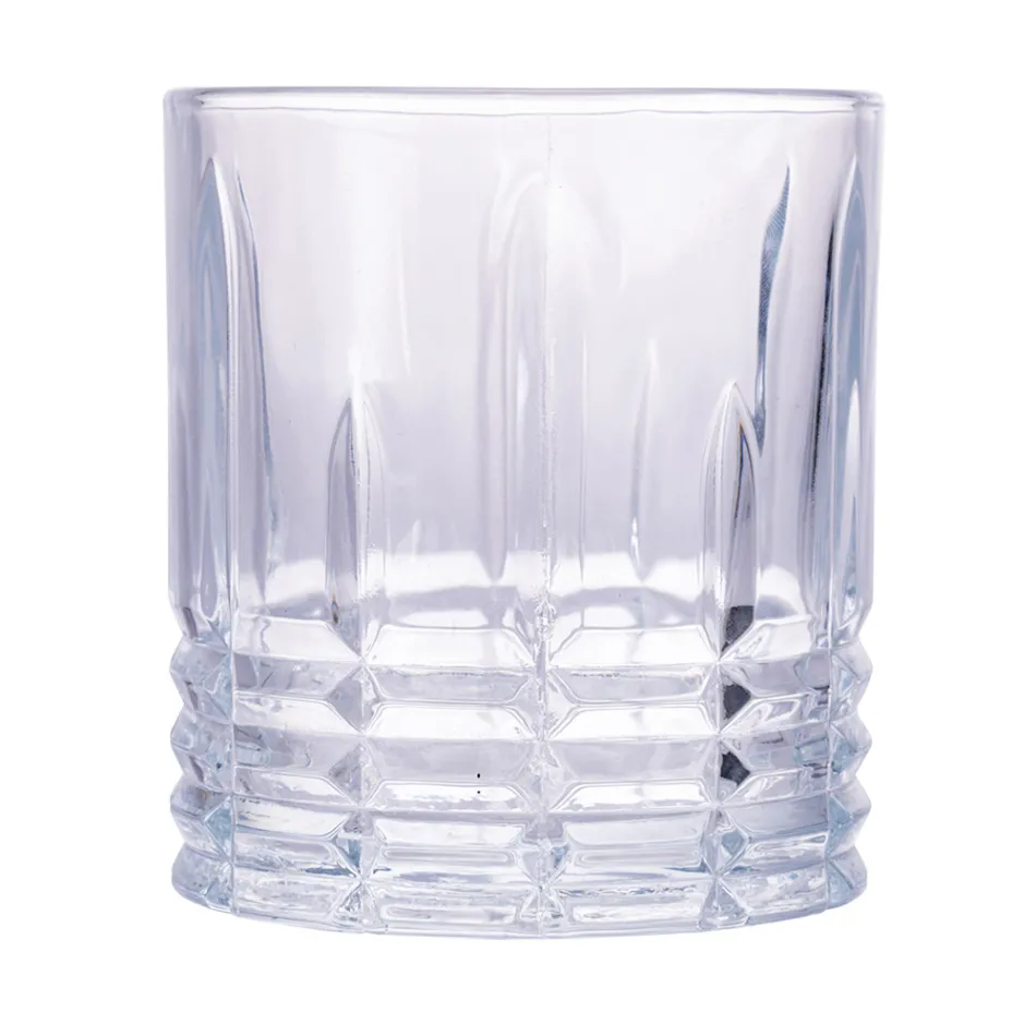 Set of 12 Water Glasses 320 ml in Crafted Glass - Cup Viadurini