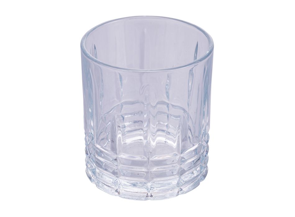 Set of 12 Water Glasses 320 ml in Crafted Glass - Cup Viadurini