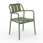 Set of 2 Garden Armchairs Made Entirely of Aluminum - Resplendent Viadurini