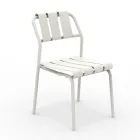 Set of 2 Garden Chairs Made Entirely of Aluminum - Resplendent Viadurini