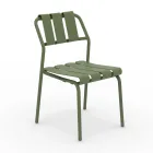 Set of 2 Garden Chairs Made Entirely of Aluminum - Resplendent Viadurini