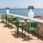 Set of 2 Garden Chairs Made Entirely of Aluminum - Resplendent Viadurini