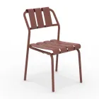 Set of 2 Garden Chairs Made Entirely of Aluminum - Resplendent Viadurini