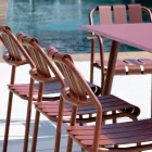 Set of 2 Garden Chairs Made Entirely of Aluminum - Resplendent Viadurini