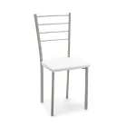 Set of 4 Chairs with Gray Painted Metal Structure - Galletto Viadurini