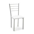 Set of 4 Chairs with Gray Painted Metal Structure - Galletto