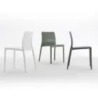 Set of 4 Outdoor and Indoor Chairs in Polypropylene of Different Colors - Built Viadurini