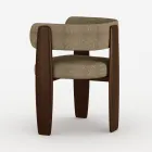 Set of 4 Solid Wood Dining Chairs Made in Italy - Chile Viadurini