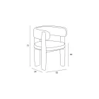 Set of 4 Solid Wood Dining Chairs Made in Italy - Chile Viadurini