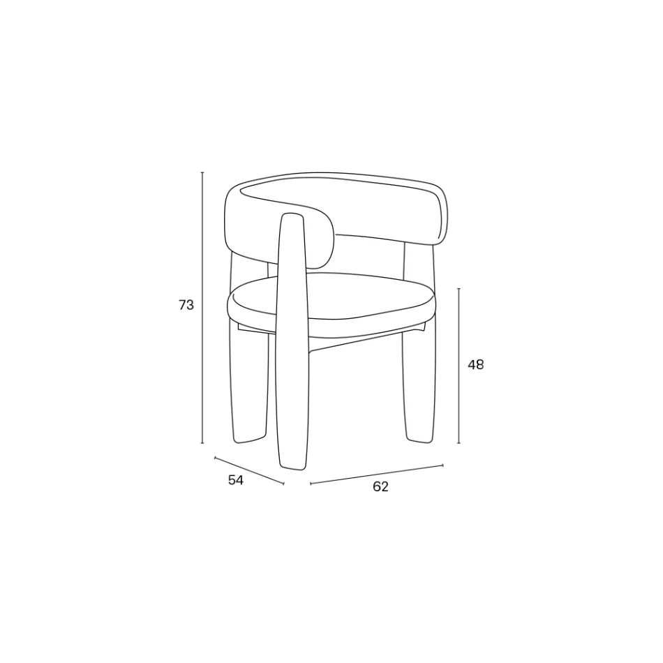 Set of 4 Solid Wood Dining Chairs Made in Italy - Chile Viadurini