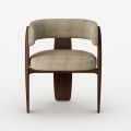 Set of 4 Solid Wood Dining Chairs Made in Italy - Chile