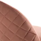 Set of 4 Chairs in Velvet Effect Microfibre Fabric - Terbio Viadurini