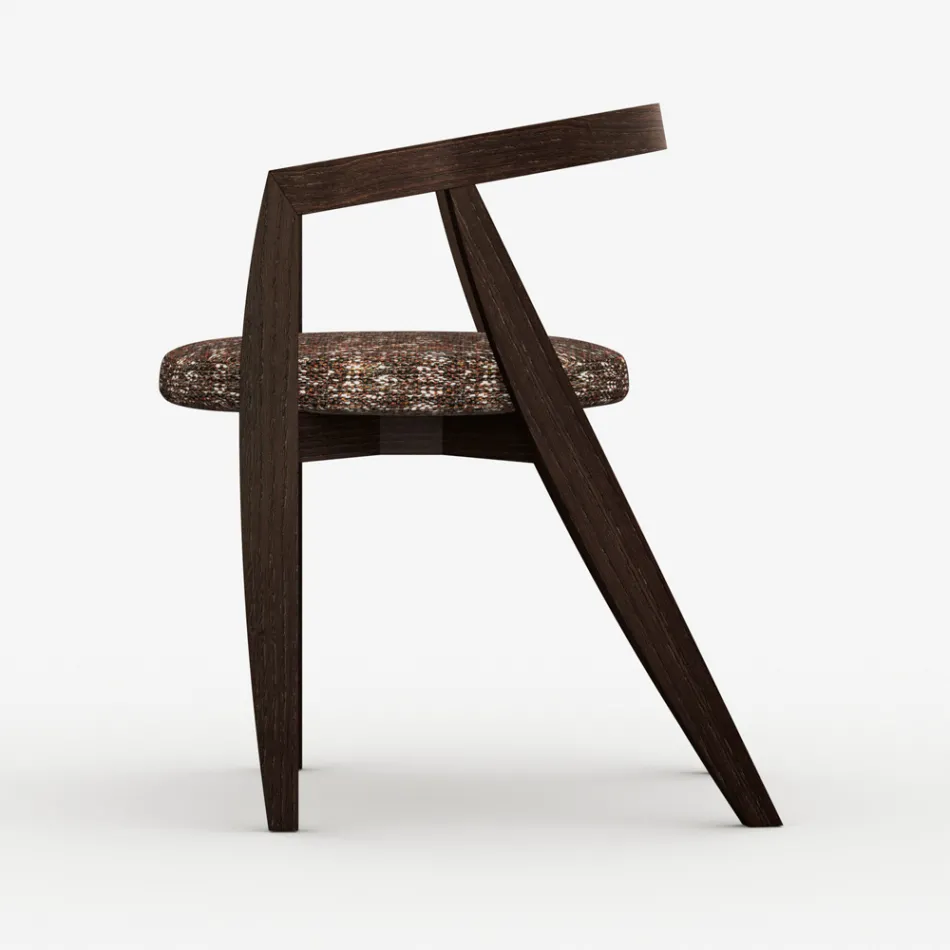 Set of 4 Modern Chairs in High-Quality Solid Wood Made in Italy - Vela Viadurini