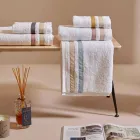 Serenity Double Ruffle Cotton Terry Guest Face Towel Set Viadurini