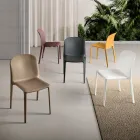 Set of Two Stackable Polypropylene Chairs in Different Colors - Evania Viadurini