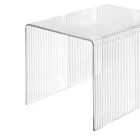 Set of Three Nesting Plexiglass Tables Made in Italy - Leandro Viadurini