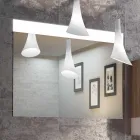 Set of wooden bathroom furniture suspension design made in Italy Cesena Viadurini