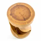 Modern design suspended bathroom furniture set in solid surface Brusson Viadurini