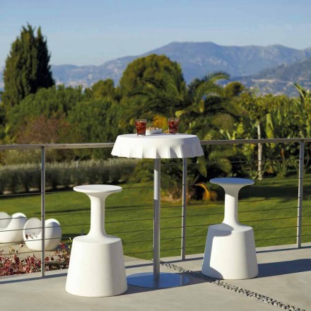 High colored bar stool Modern Slide Drink made in Italy Viadurini