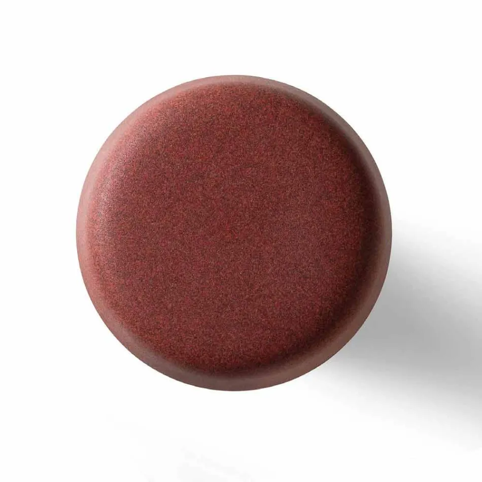 High Garden Stool in Colored Polyethylene Made in Italy - Desmond Viadurini