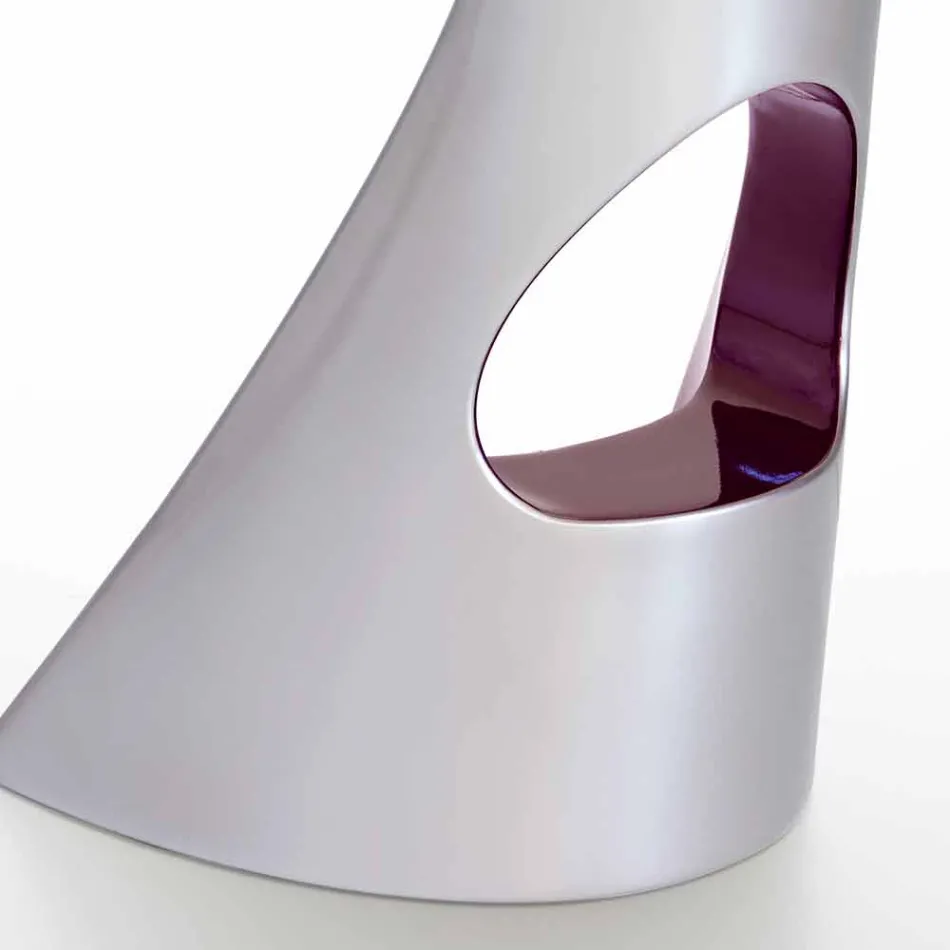 Modern High Design Stool in Polyethylene - Koncord Next by Slide Viadurini