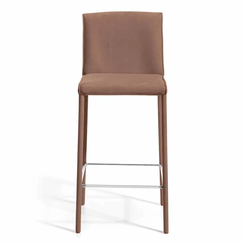 Modern design bar stool Amos, handcrafted in Italy Viadurini