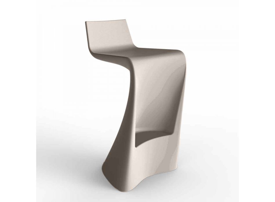 Wing Vondom modern design bar stool in polyethylene