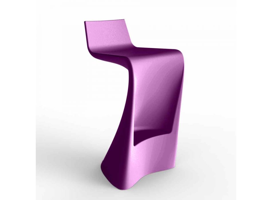 Wing Vondom modern design bar stool in polyethylene Viadurini
