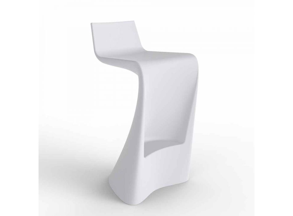 Wing Vondom modern design bar stool in polyethylene Viadurini