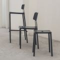 Modern Outdoor Stackable Low Stool in Aluminum Made in Italy - Dobla