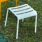 Low Stool in Outdoor Painted Aluminum Made in Italy - Sondra Viadurini
