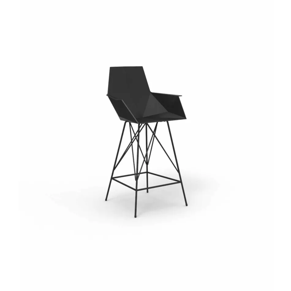 Faz Vondom garden stool with armrests, H 102 cm, modern design Viadurini