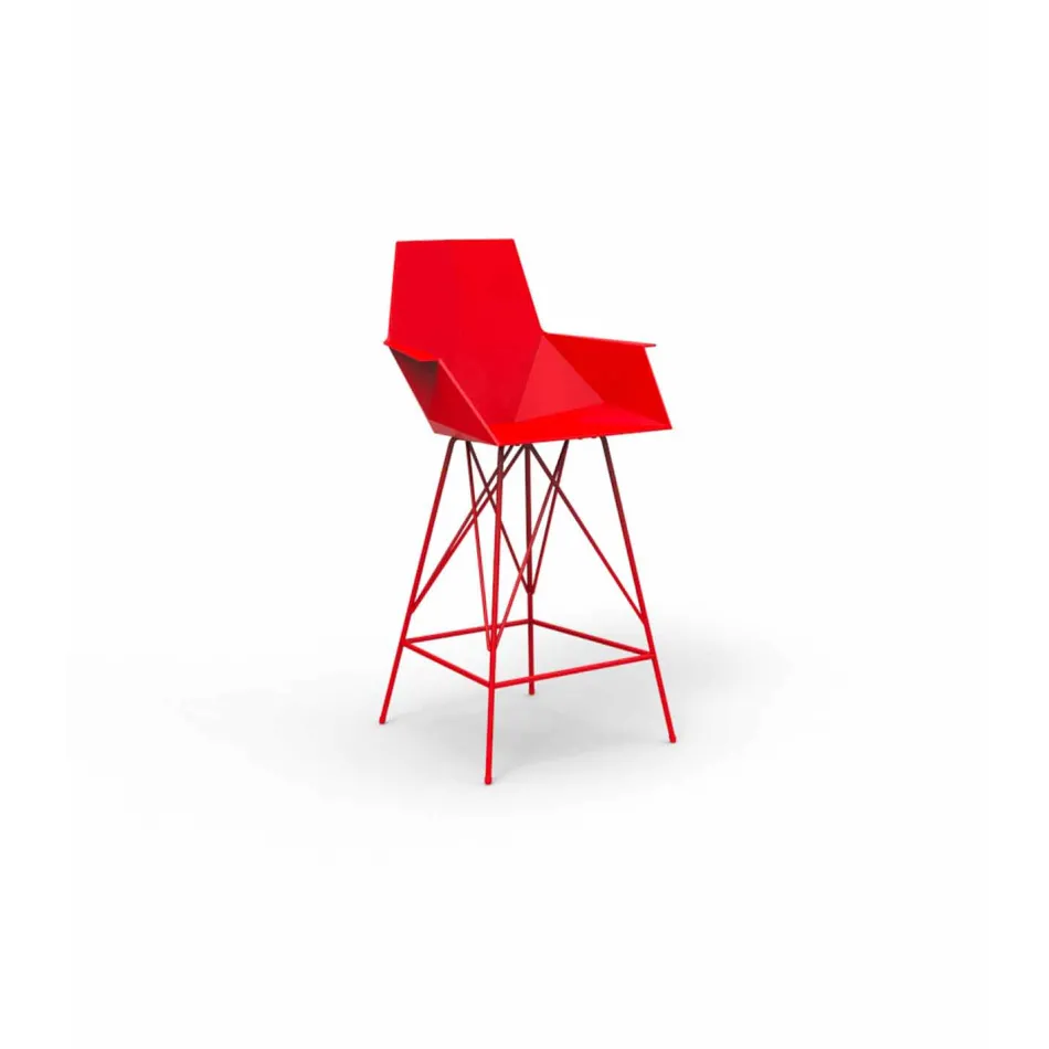 Faz Vondom garden stool with armrests, H 102 cm, modern design Viadurini