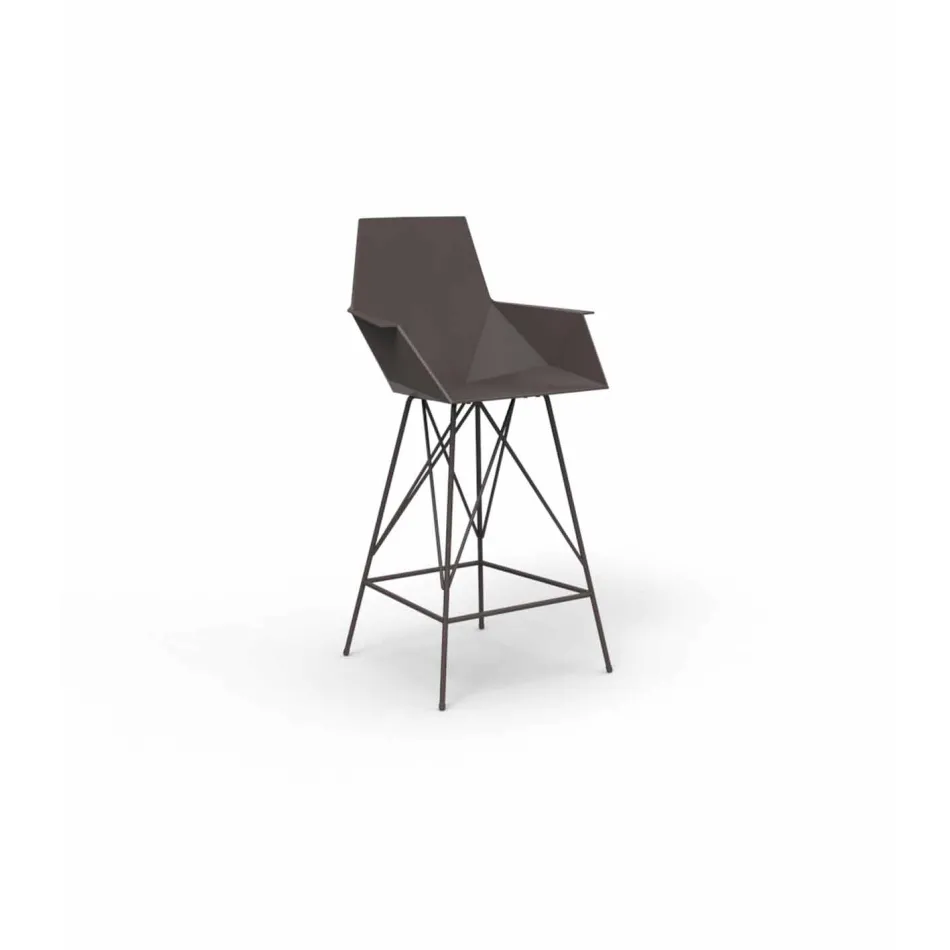 Faz Vondom garden stool with armrests, H 102 cm, modern design Viadurini