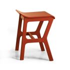 Stool with Solid Beech Wood Structure Made in Italy - Regensburg Viadurini