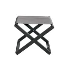 Outdoor Stool in Painted Aluminum and Textilene - Edward Viadurini