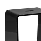 Penelope - Black Plexiglass Designer Bathroom Stool Made in Italy Viadurini